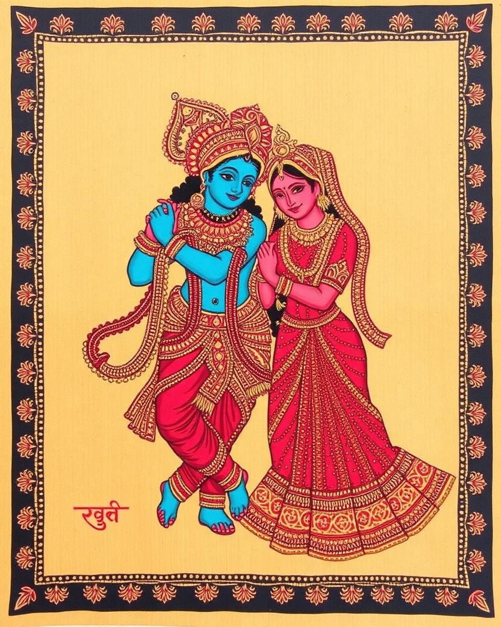 Radha Krishna in Twilight